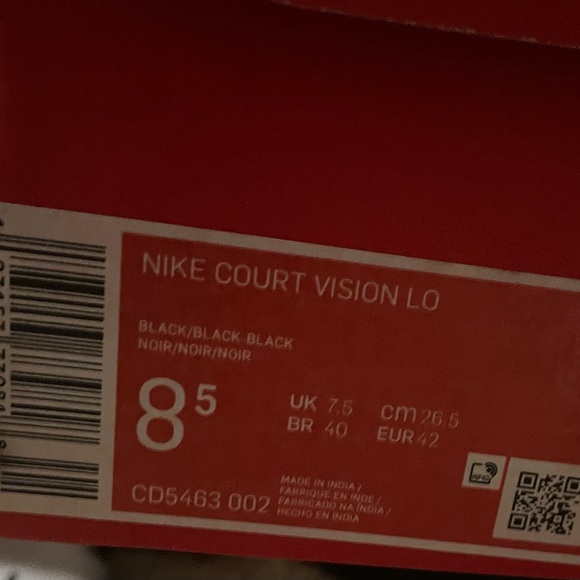Nike Court Vision Low - Black - Picture 3 of 3